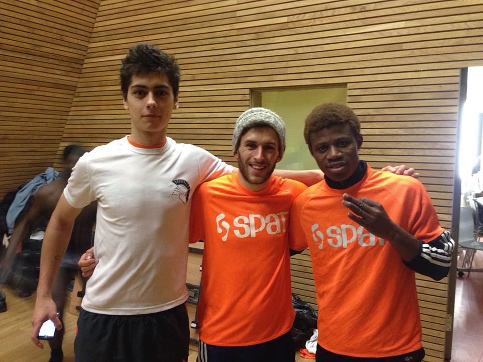 Robbie Britton with The Running Charity